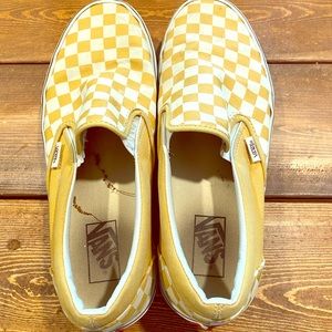 Checkerboard Slip-on Vans